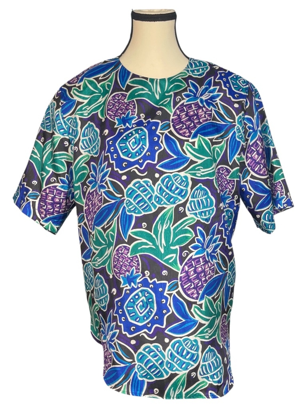 Notations Print Blouse